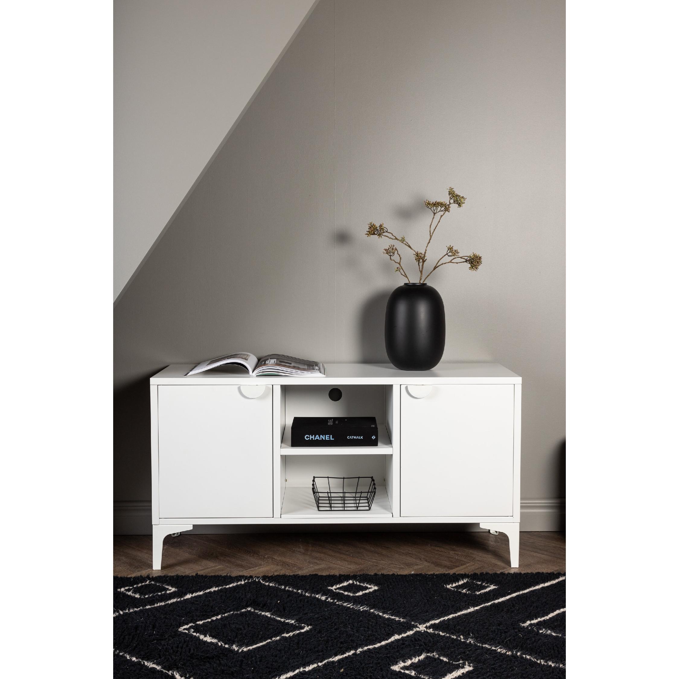 tv meubel Fynn wit staal afbeelding 7