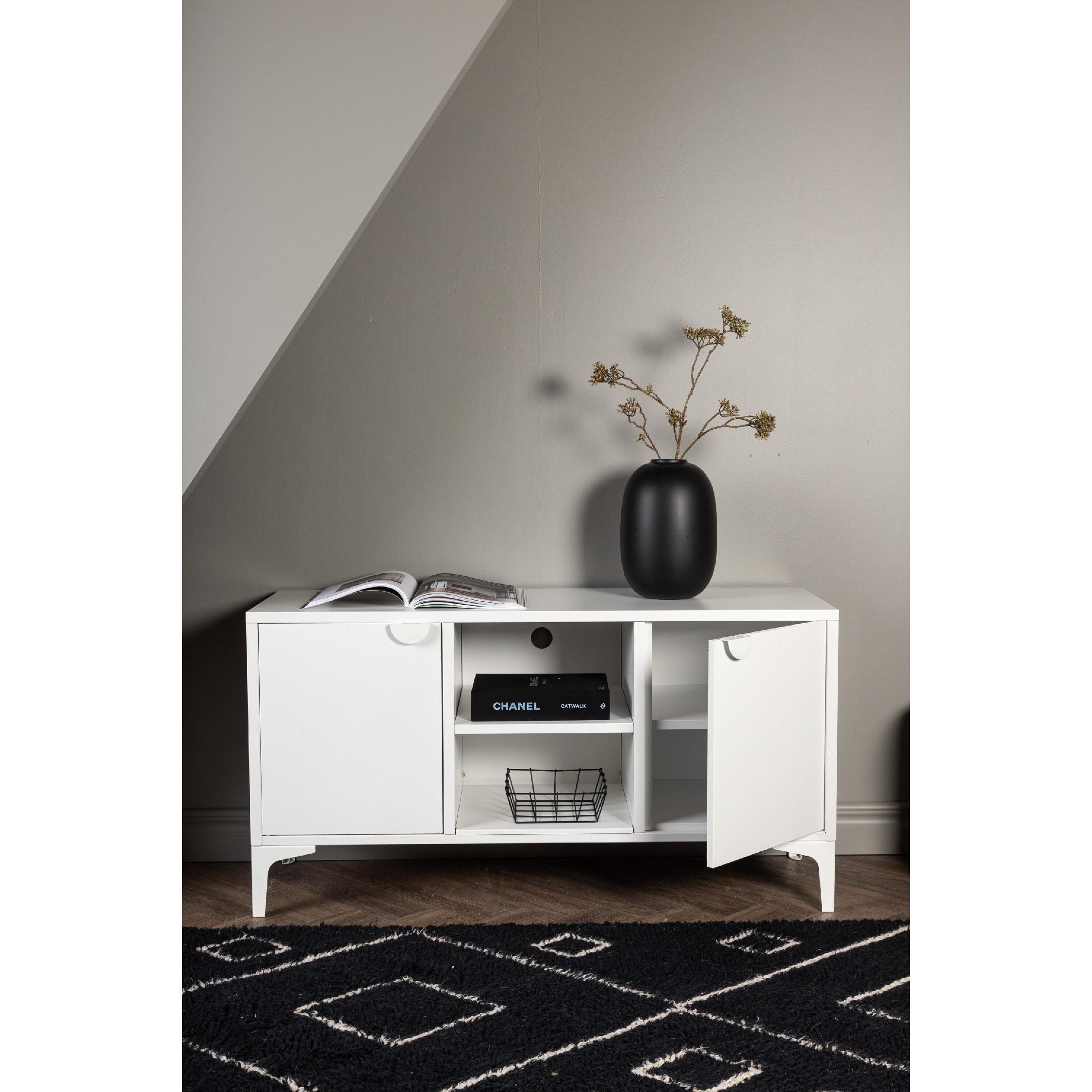 tv meubel Fynn wit staal afbeelding 8