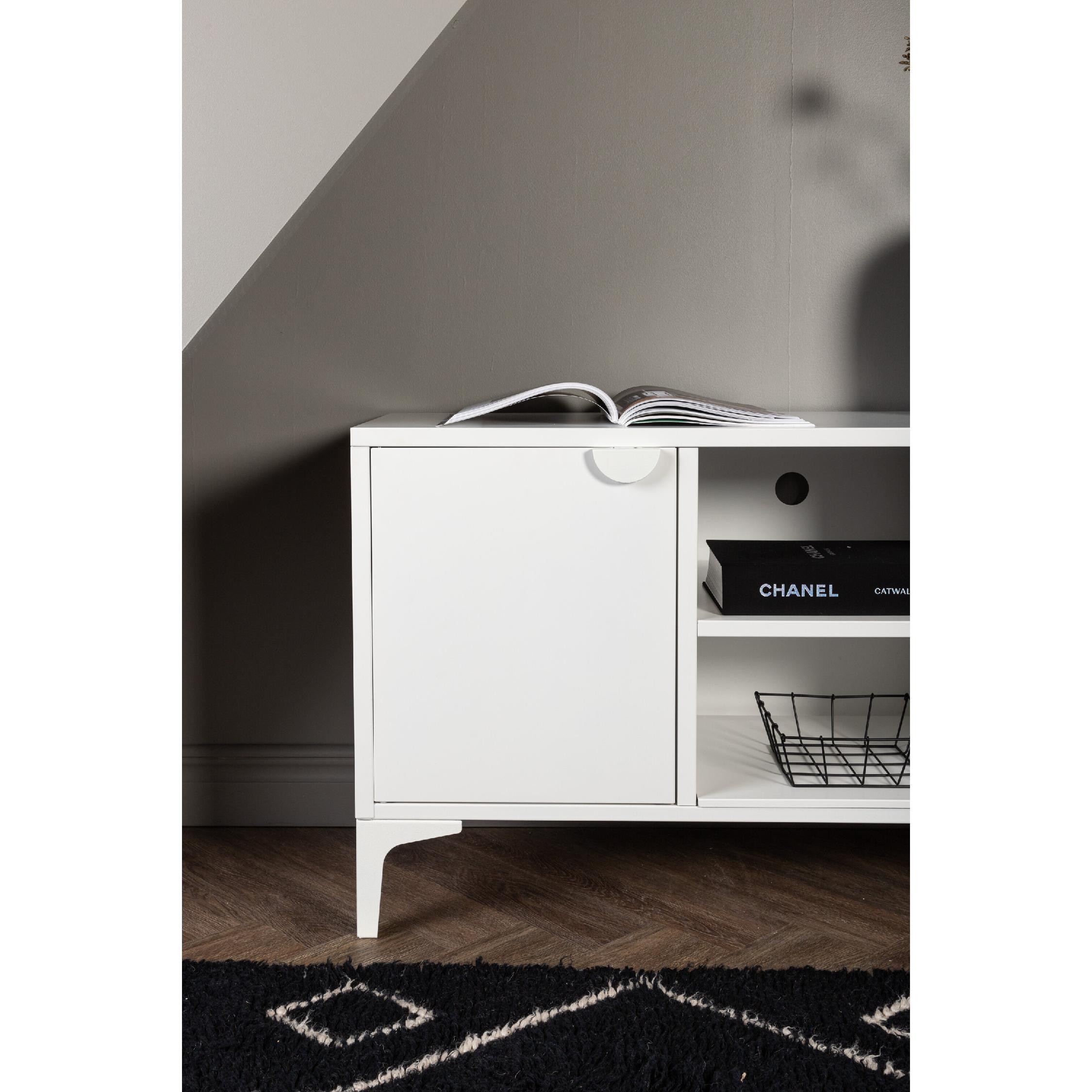 tv meubel Fynn wit staal afbeelding 9