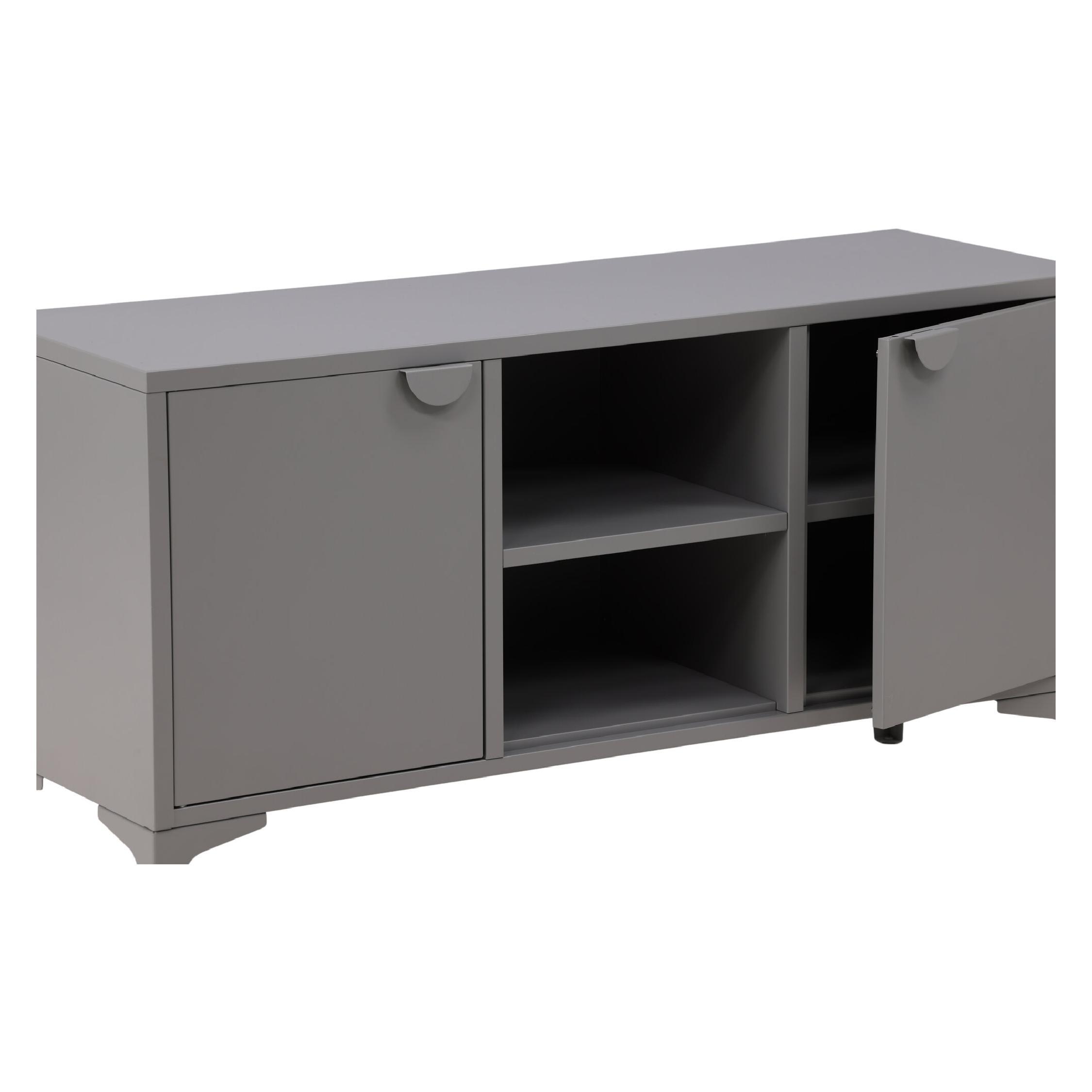 lichtgrijs stalen tv meubel Fynn afbeelding 6