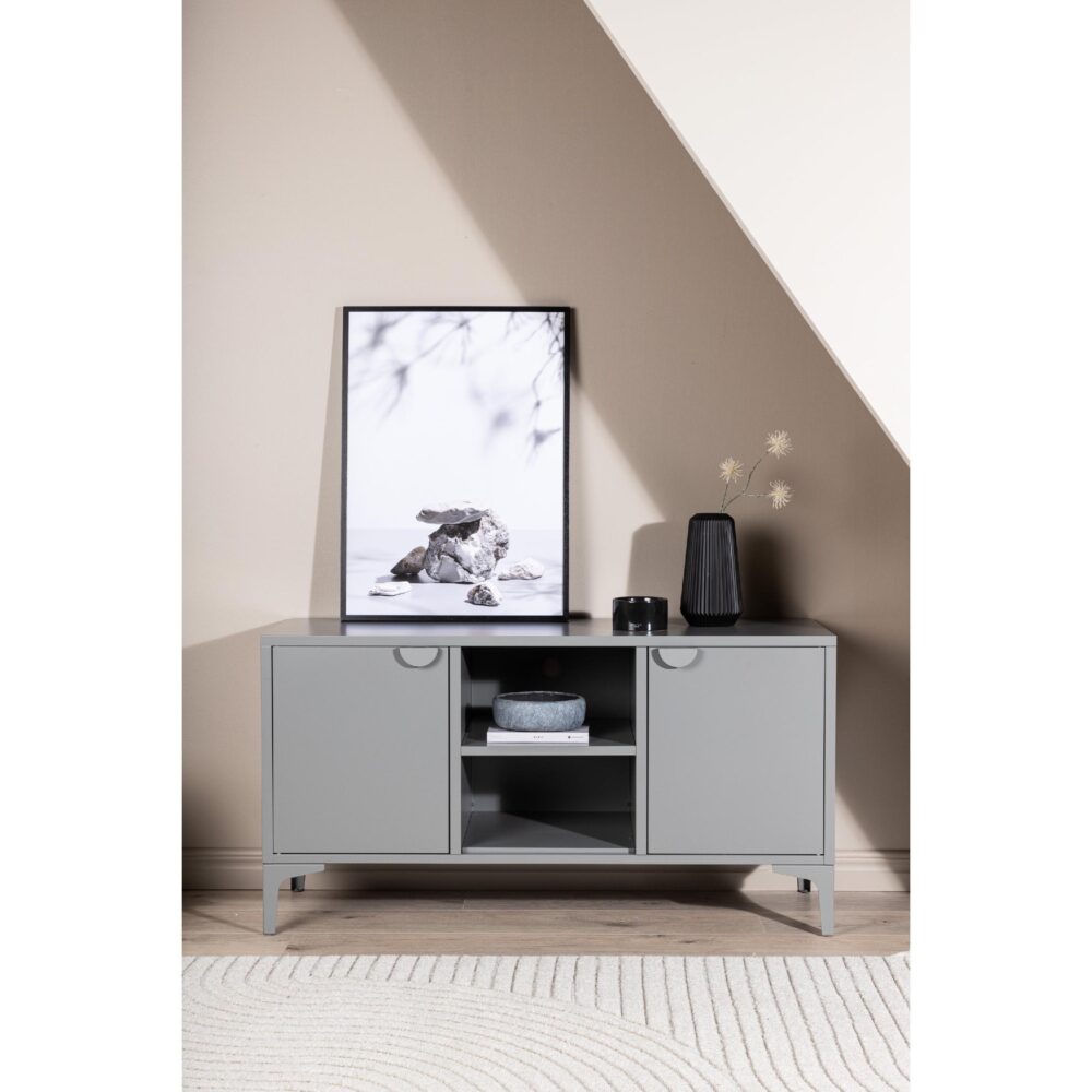 lichtgrijs stalen tv meubel Fynn afbeelding 7