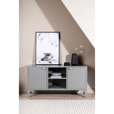 lichtgrijs stalen tv meubel Fynn afbeelding 7