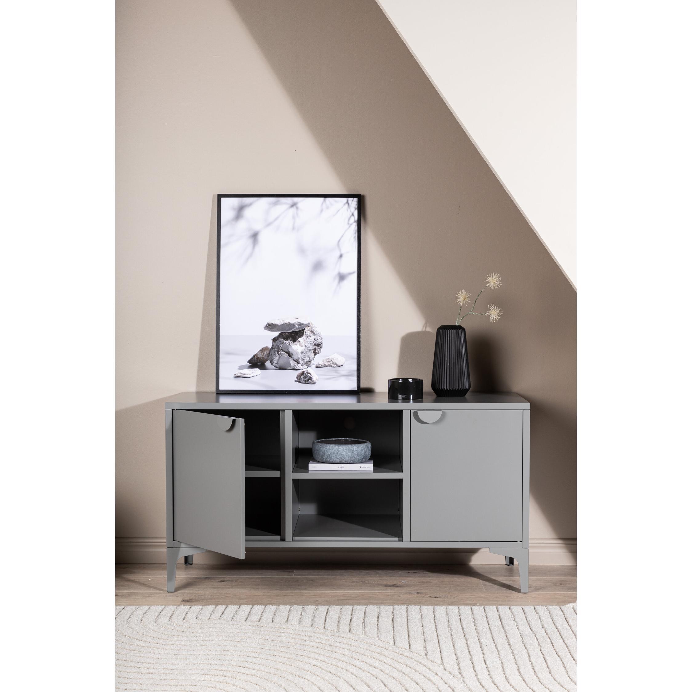 lichtgrijs stalen tv meubel Fynn afbeelding 8