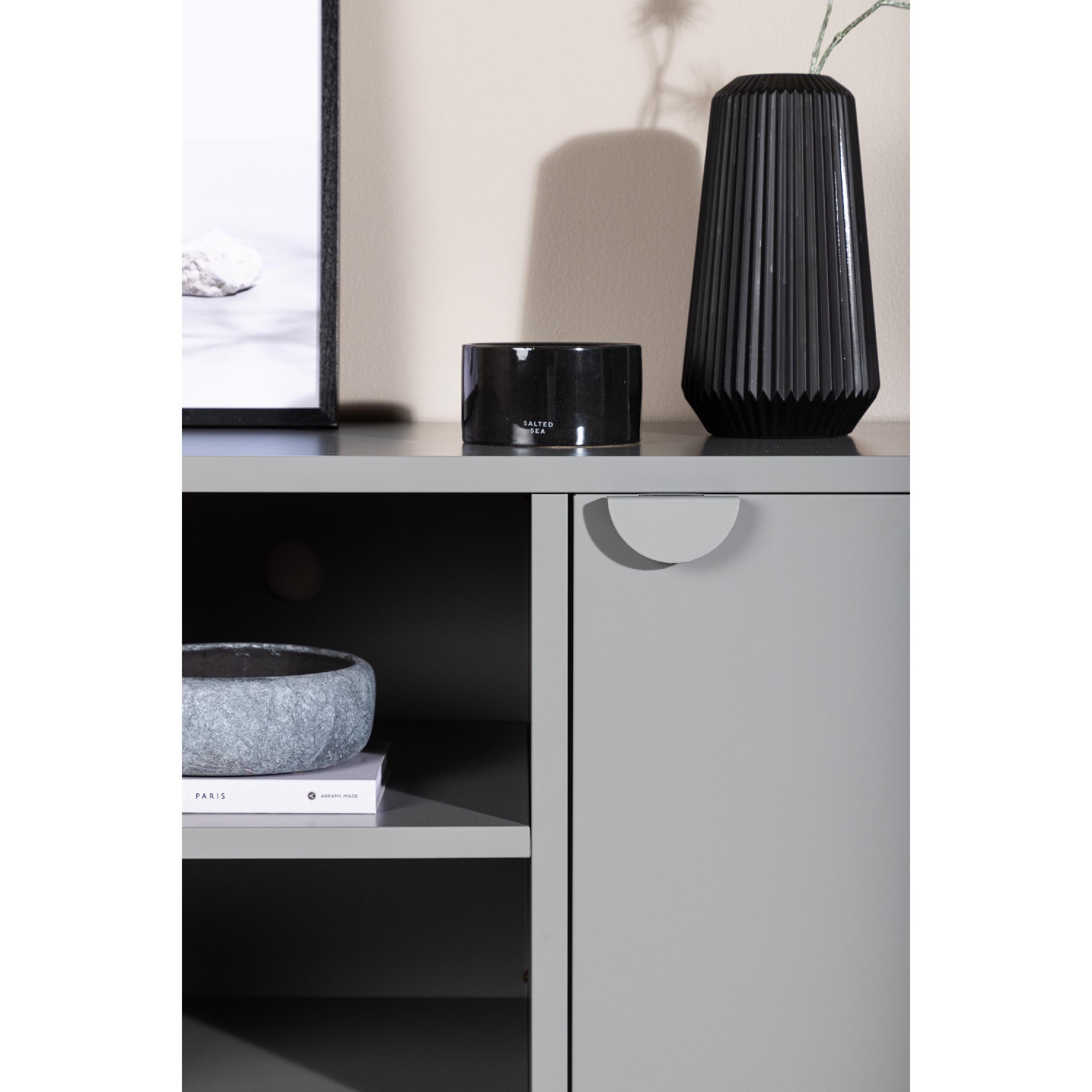 lichtgrijs stalen tv meubel Fynn afbeelding 9