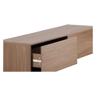 tv meubel Lora walnootlook met opbergruimte afbeelding 8