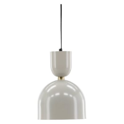 beige ronde hanglamp modern afbeelding 1