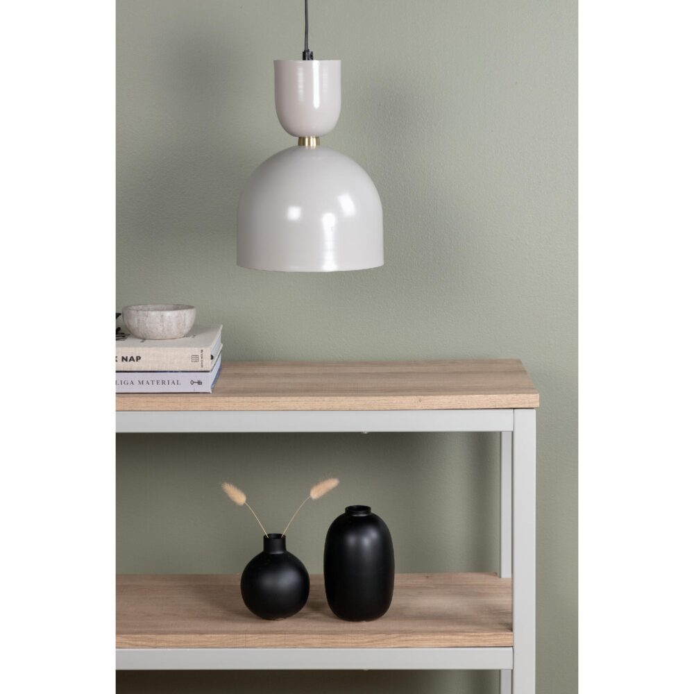 beige ronde hanglamp modern afbeelding 3