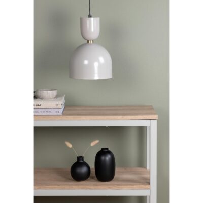 beige ronde hanglamp modern afbeelding 3