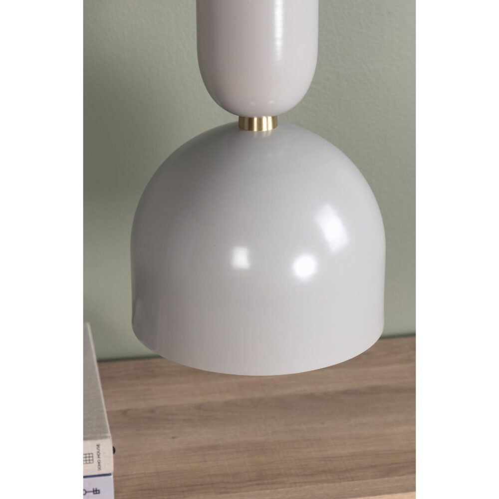 beige ronde hanglamp modern afbeelding 4