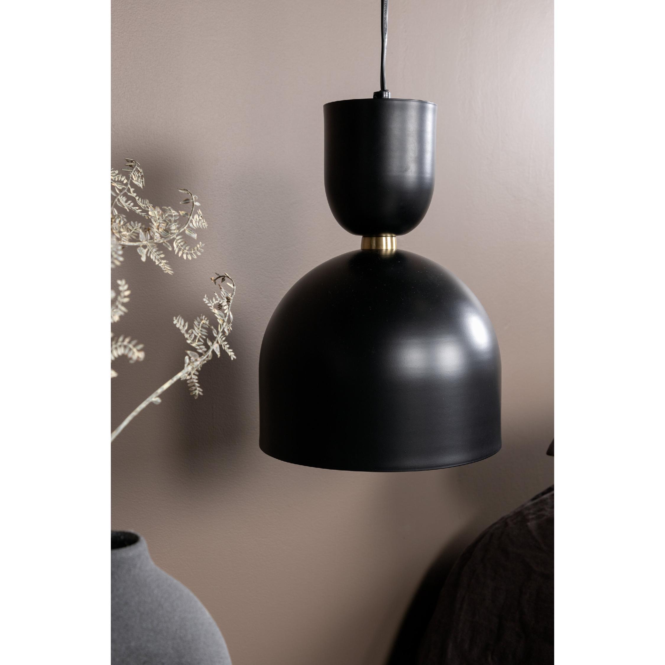 zwarte ronde hanglamp eettafel afbeelding 4