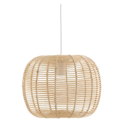 groene rotan hanglamp gevlochten afbeelding 1