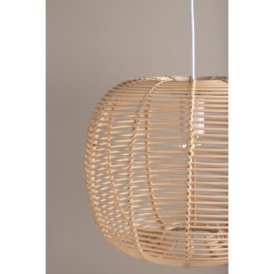 groene rotan hanglamp gevlochten afbeelding 5