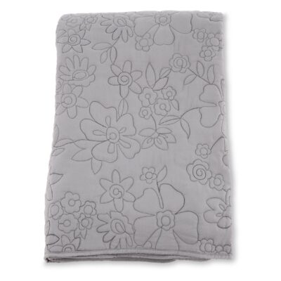 lichtgrijze microvezel bedsprei 250x150 afbeelding 2