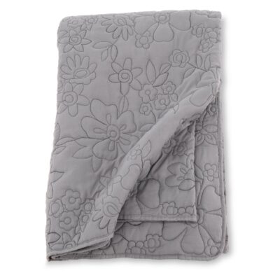 lichtgrijze microvezel bedsprei 250x150 afbeelding 3