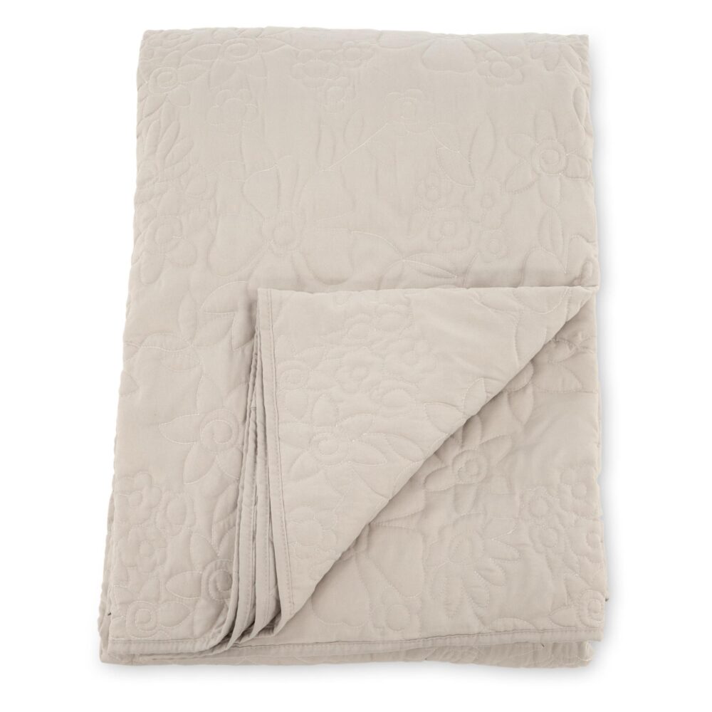 beige bedsprei 260x260 afbeelding 1