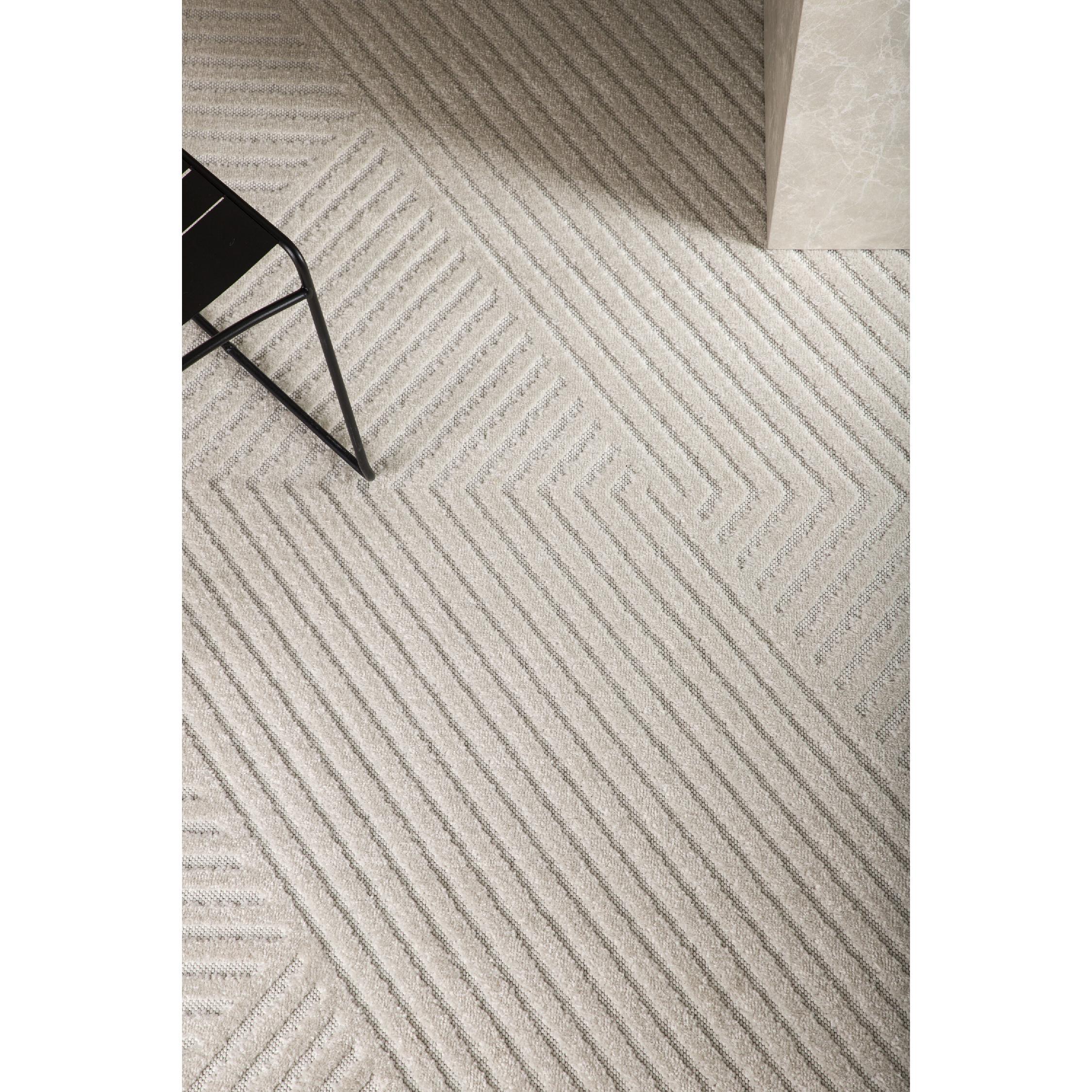 laagpolig wit vloerkleed 240x340 afbeelding 3