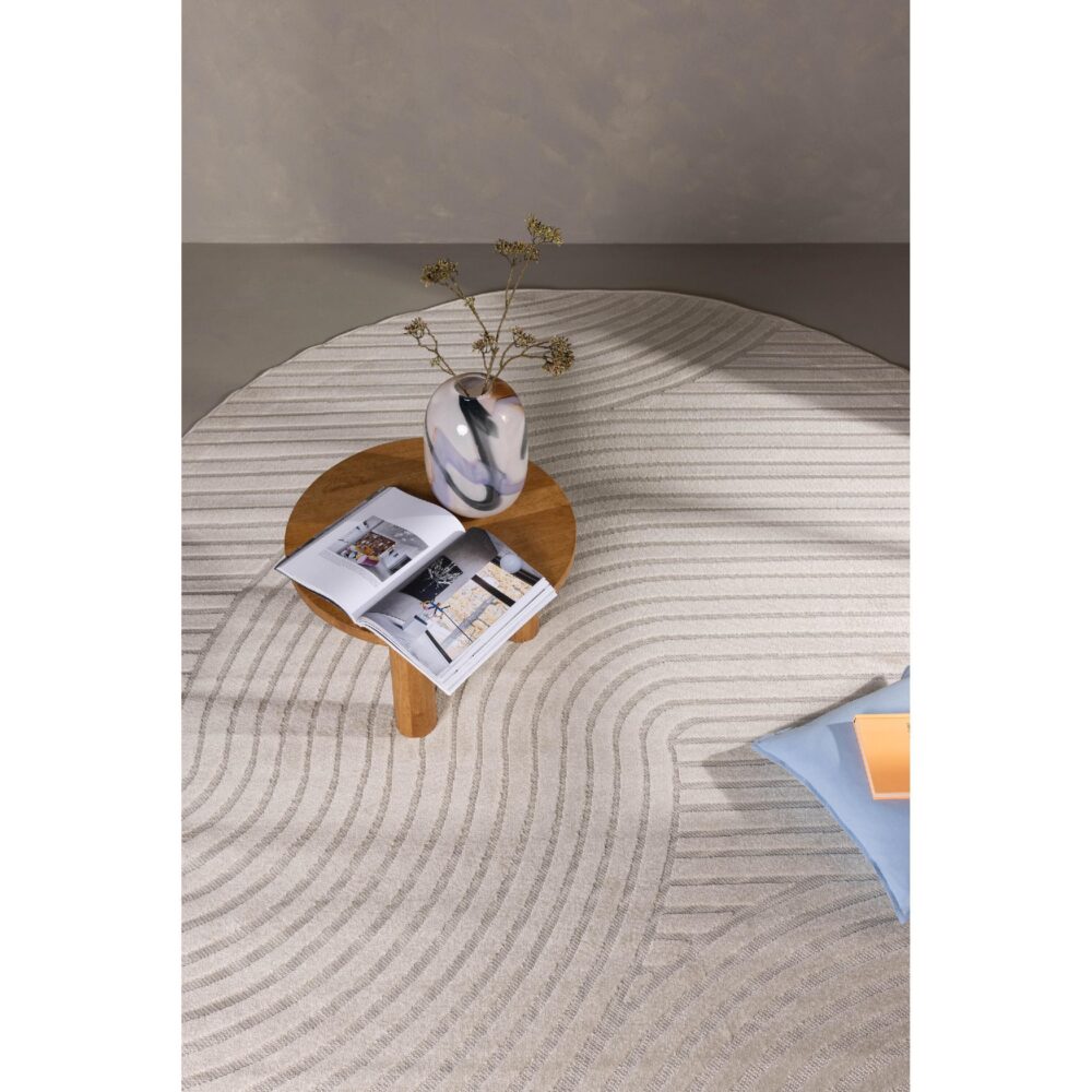 wit ovaal vloerkleed 340x240 afbeelding 3