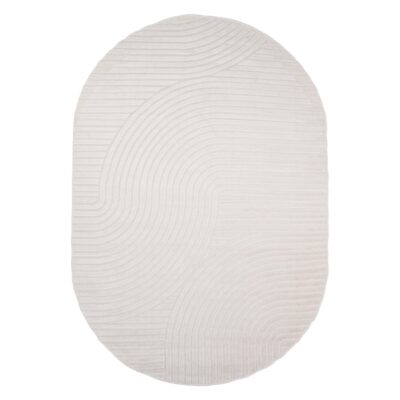 wit ovaal vloerkleed 340x240 afbeelding 1