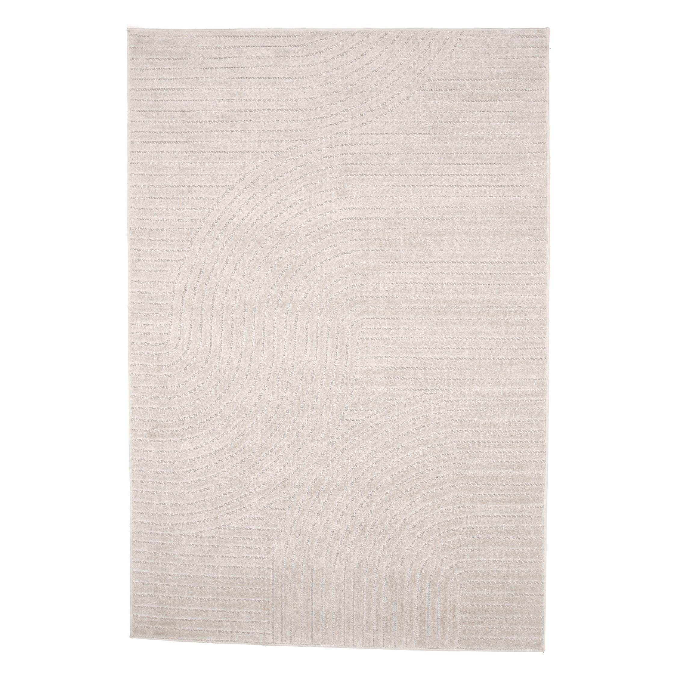 wit laagpolig vloerkleed 200x290 afbeelding 1