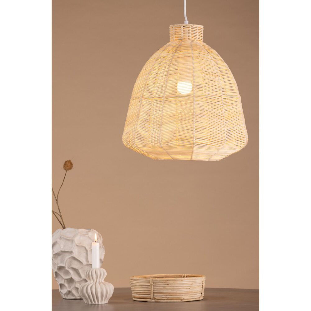 rotan hanglamp Ø40 cm naturel afbeelding 5