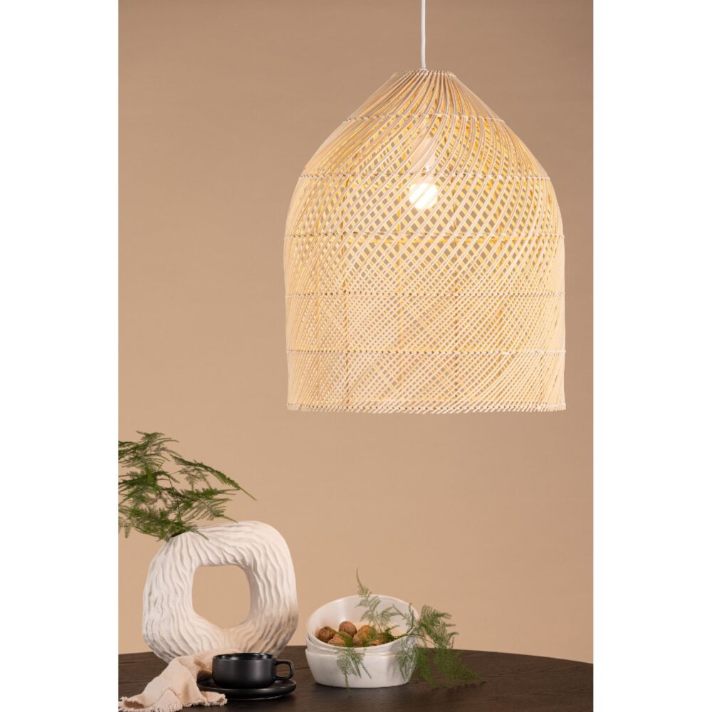 Edena rotan rieten hanglamp afbeelding 5