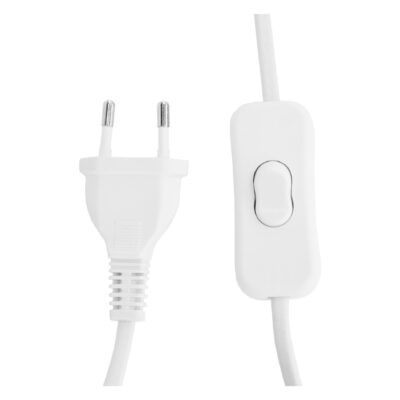 Scandinavische linnen tafellamp wit afbeelding 3