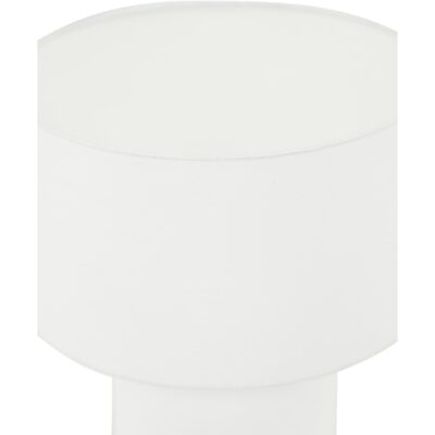 Scandinavische linnen tafellamp wit afbeelding 4