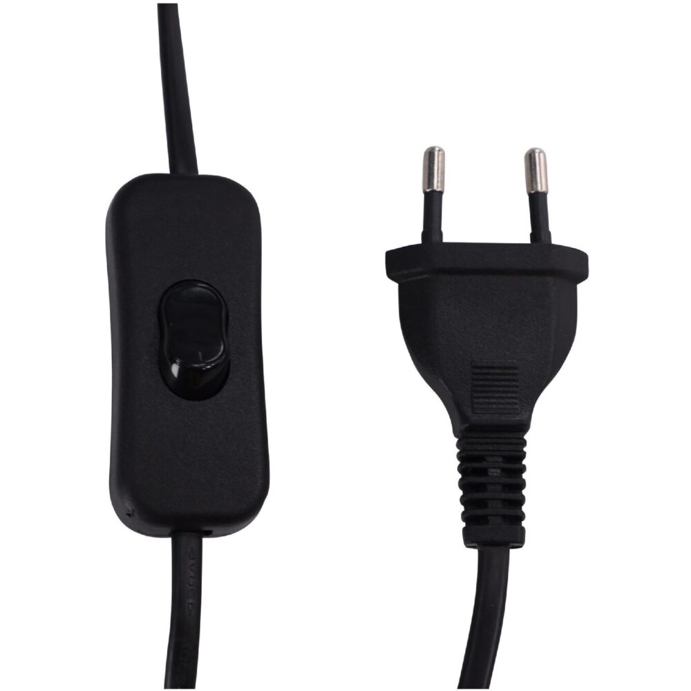 donkergrijze linnen tafellamp afbeelding 3