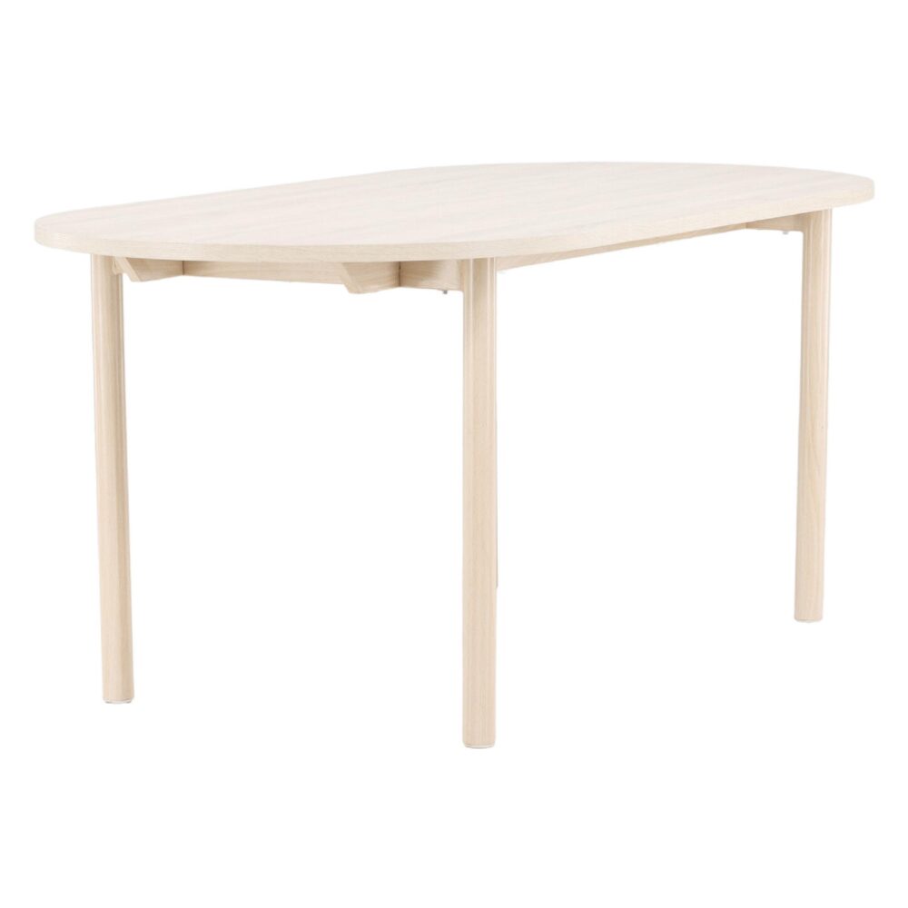 rechthoekige whitewash eettafel 180x90 afbeelding 2