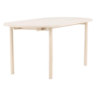 rechthoekige whitewash eettafel 180x90 afbeelding 2