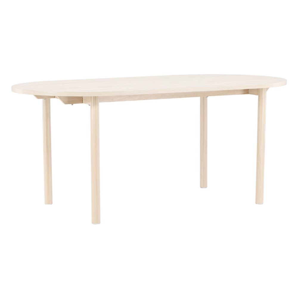 rechthoekige whitewash eettafel 180x90 afbeelding 3