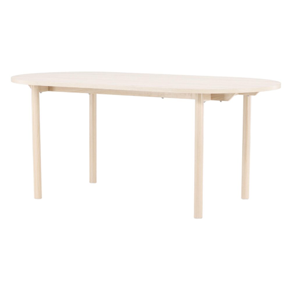 rechthoekige whitewash eettafel 180x90 afbeelding 1