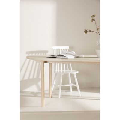 rechthoekige whitewash eettafel 180x90 afbeelding 9