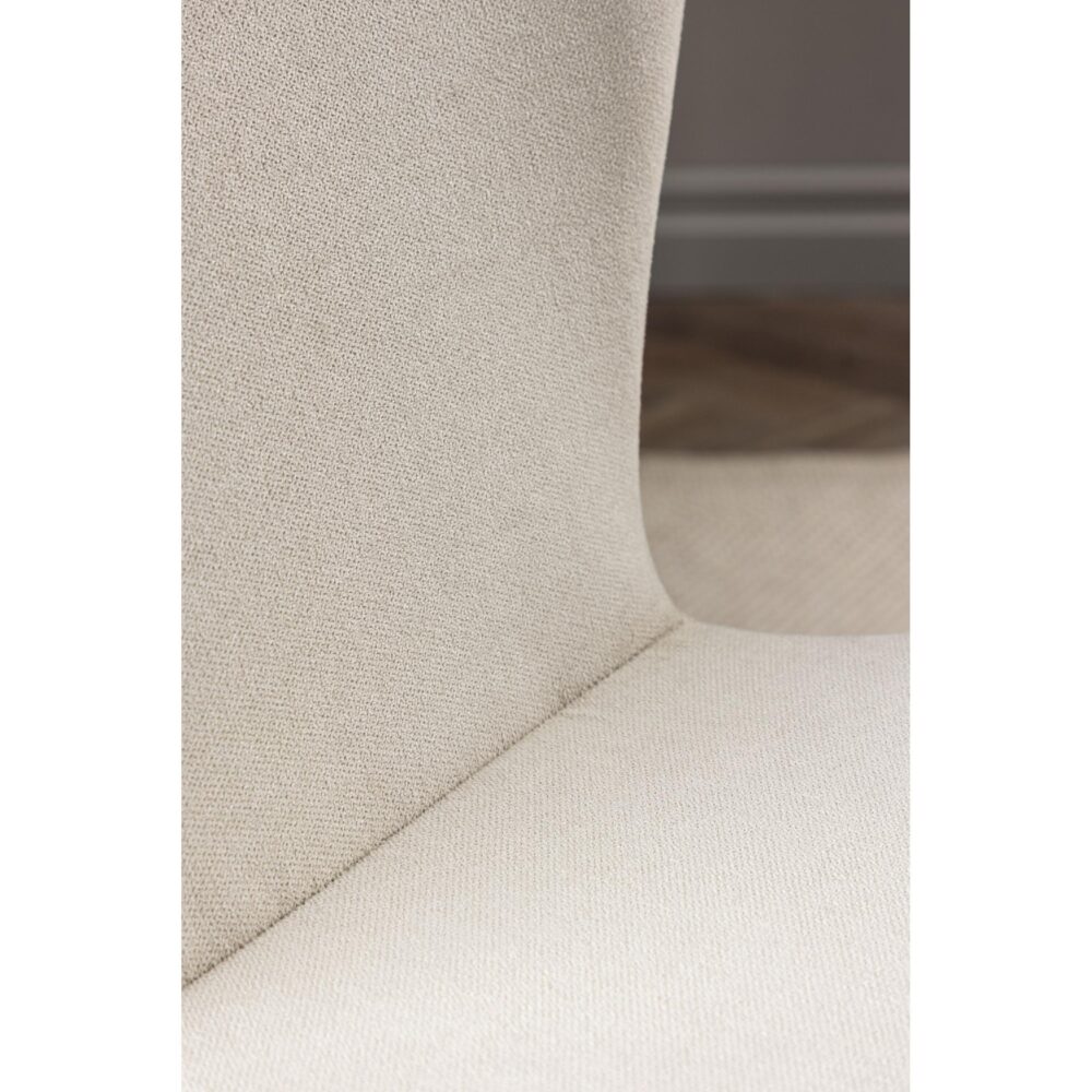 set van 2 beige Scandinavische eetkamerstoelen afbeelding 8