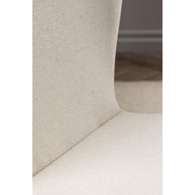 set van 2 beige Scandinavische eetkamerstoelen afbeelding 8