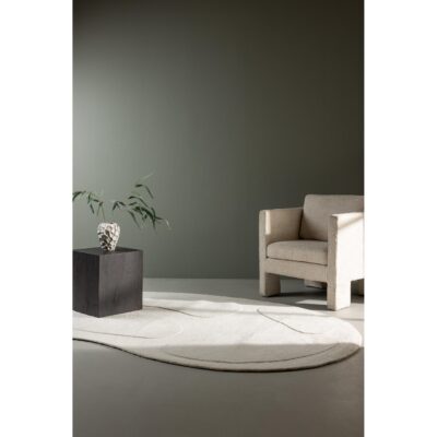 ovaal wit wollen vloerkleed 290x175 afbeelding 3