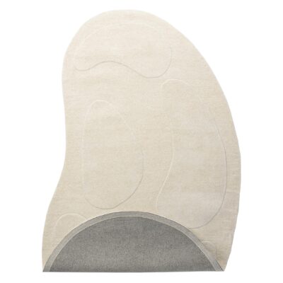 ovaal wit wollen vloerkleed 290x175 afbeelding 2