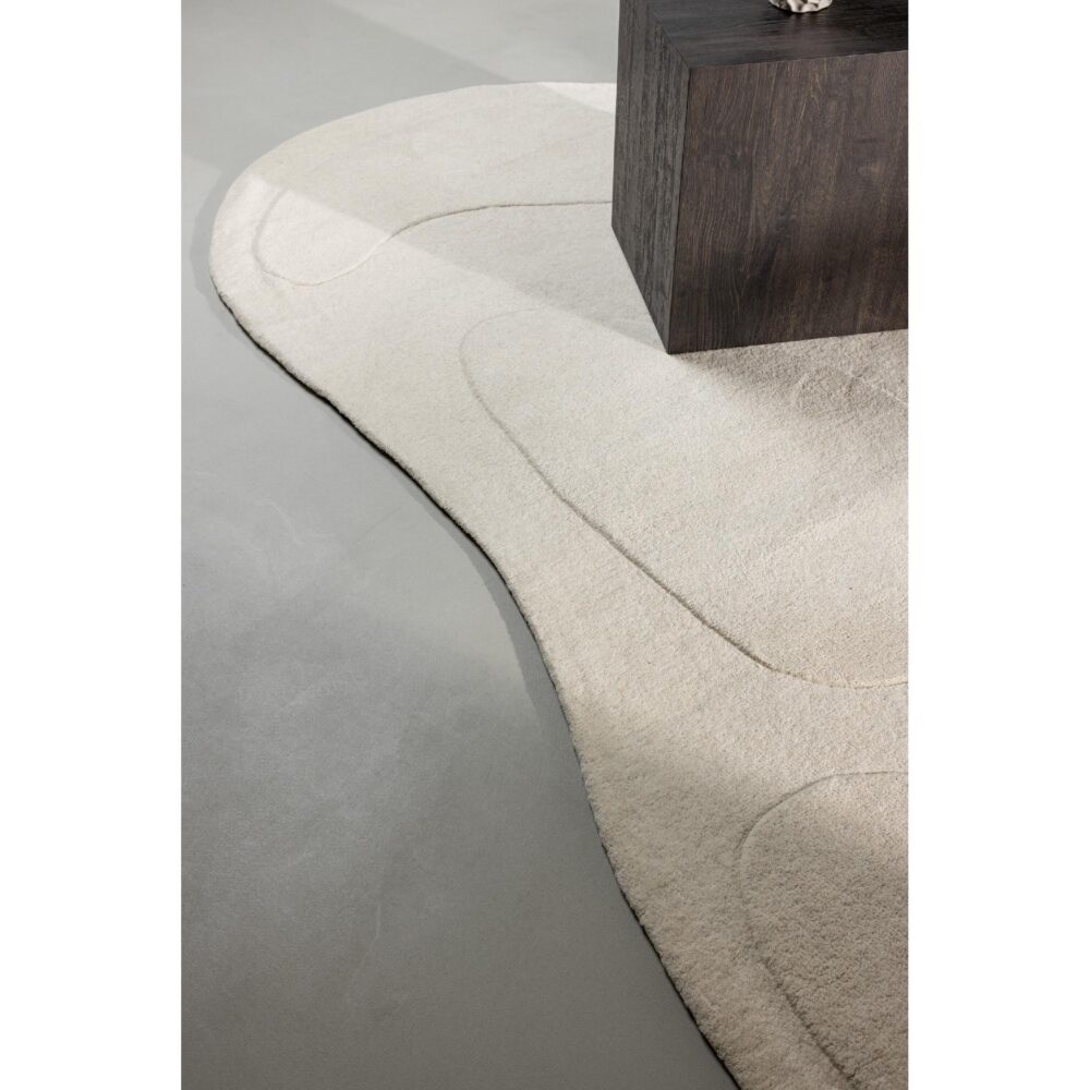 ovaal wit wollen vloerkleed 290x175 afbeelding 4