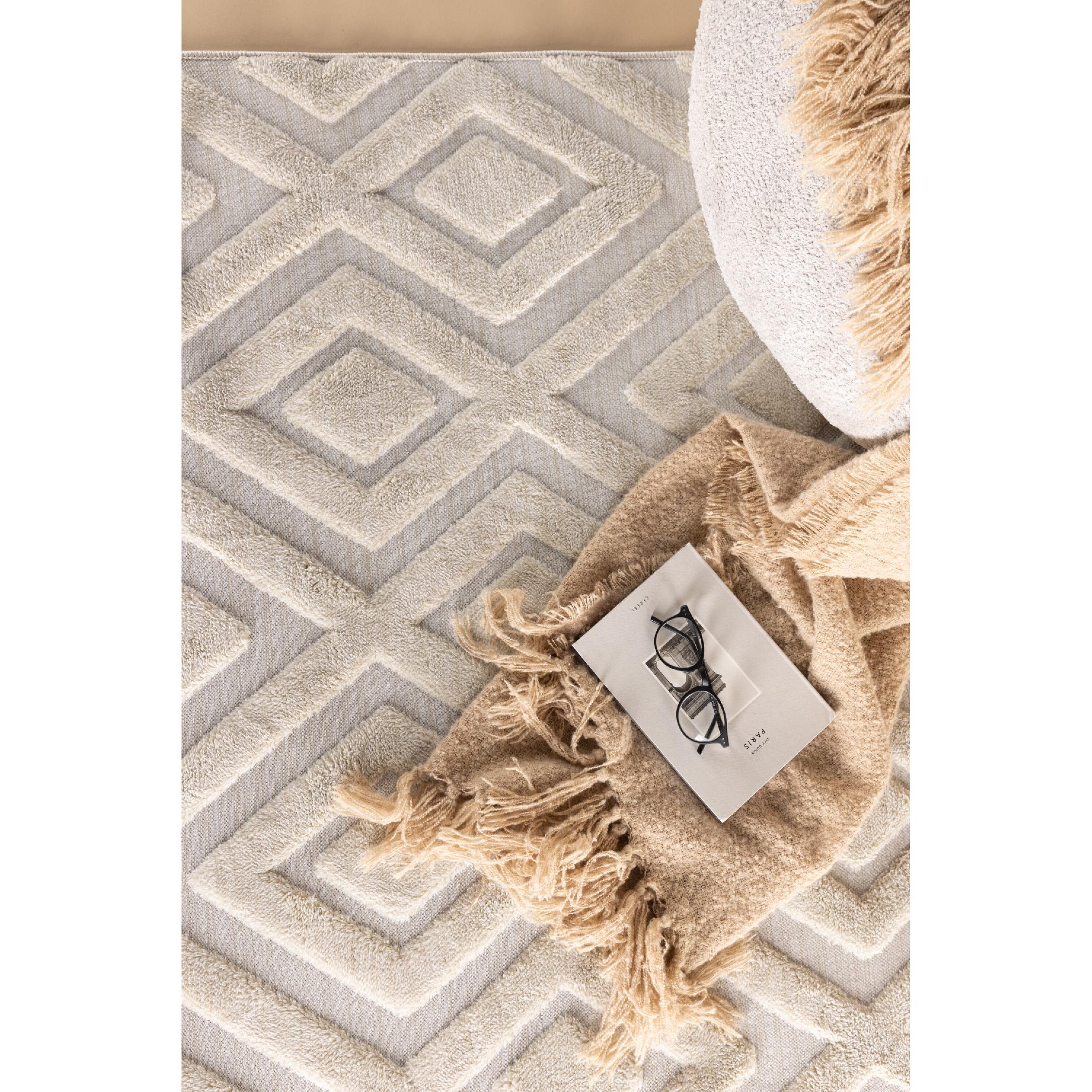 wit laagpolig vloerkleed 200x290 afbeelding 5