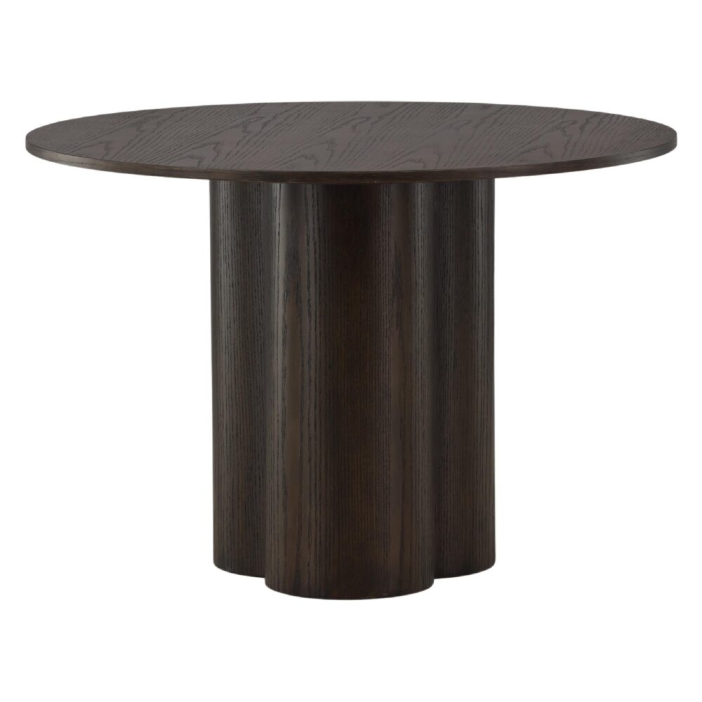 ronde eettafel 110 cm mocca afbeelding 2