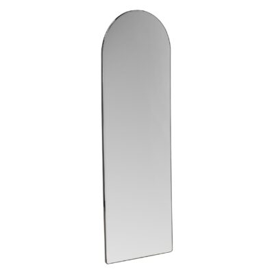 grote zwarte boogvormige wandspiegel afbeelding 2