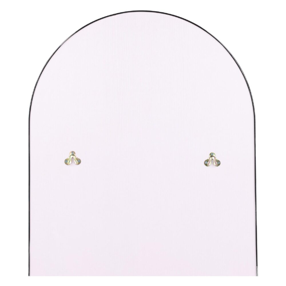 grote zwarte boogvormige wandspiegel afbeelding 4