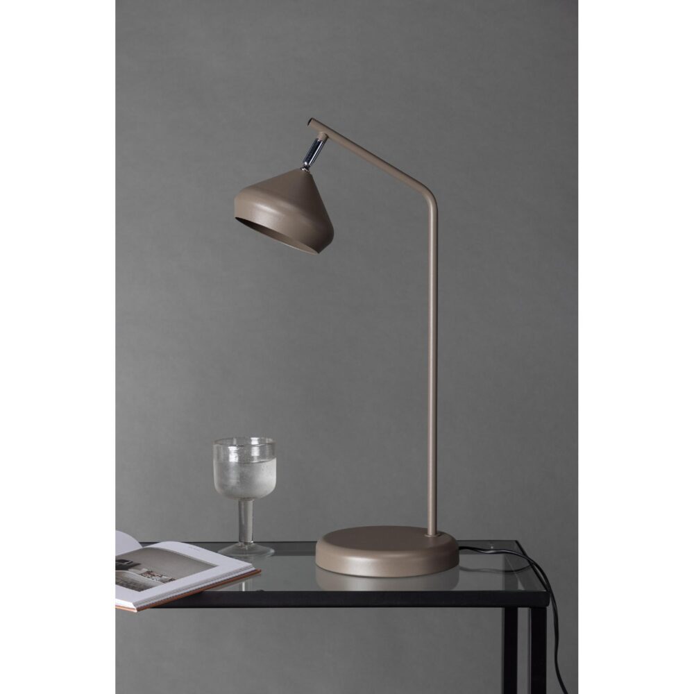 moderne mocca bruine tafellamp afbeelding 7