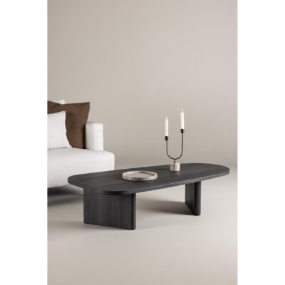 zwarte rechthoekige salontafel Eden 130x65 cm afbeelding 7