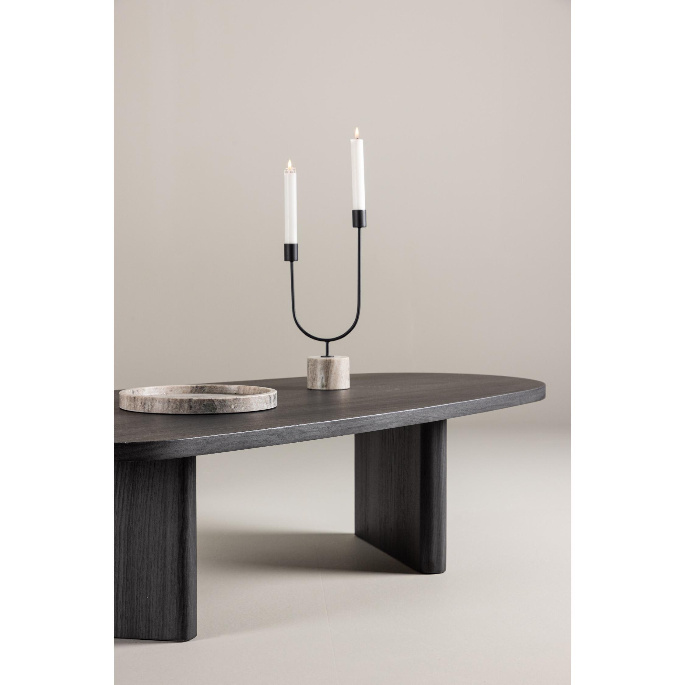 zwarte rechthoekige salontafel Eden 130x65 cm afbeelding 8