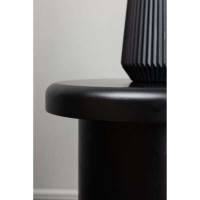 ronde zwarte bijzettafel 40 cm afbeelding 3