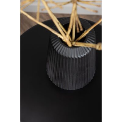 ronde zwarte bijzettafel 40 cm afbeelding 4