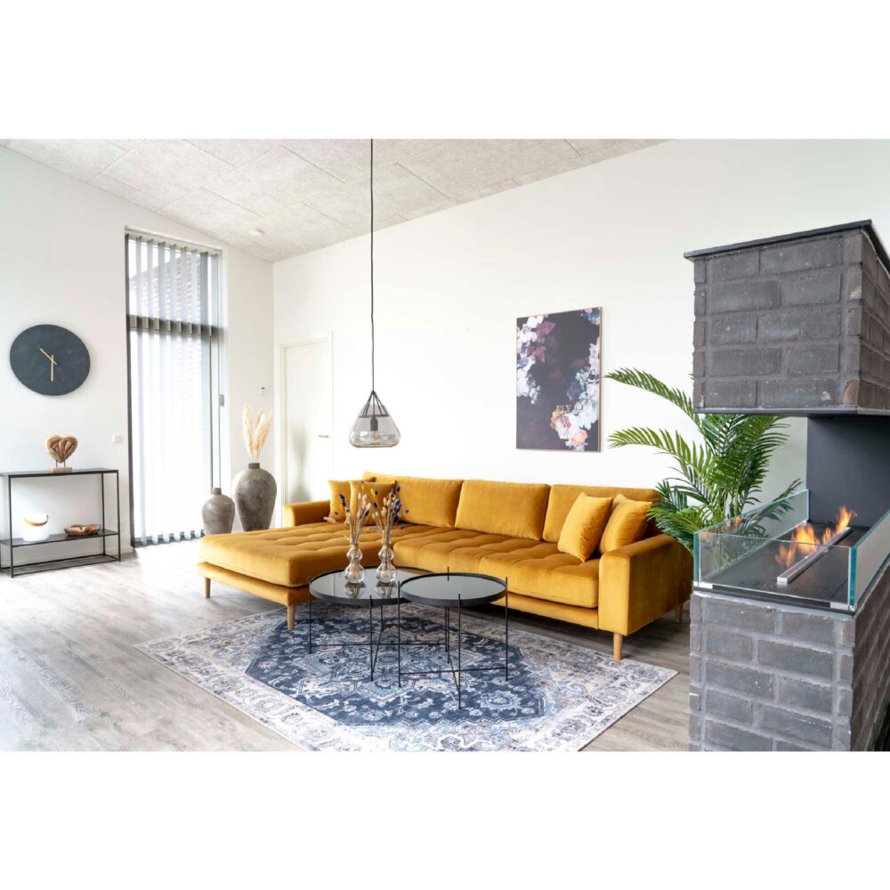 ronde glazen salontafel Nido zwart afbeelding 7