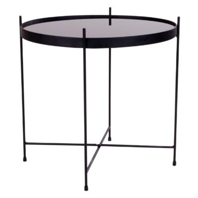 ronde glazen salontafel Nido zwart afbeelding 1