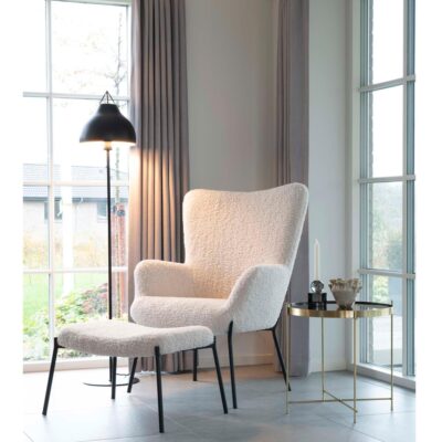 Nido ronde glazen salontafel brass afbeelding 5